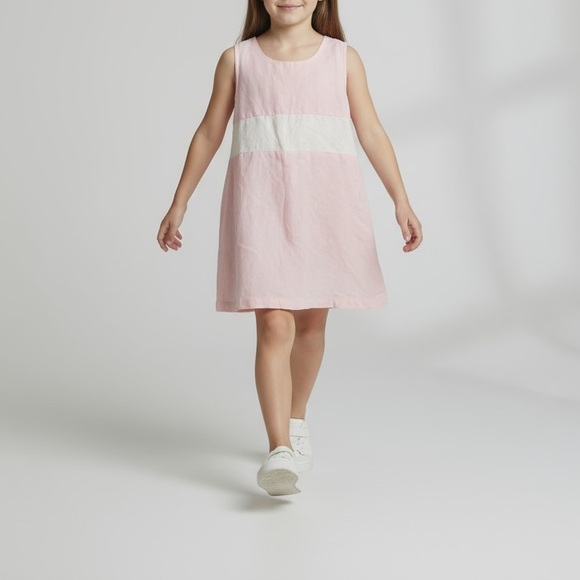 Sweetdil Other - Sweetdil vintage linen dress for little girls size 4